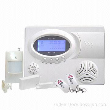 LCD GSM Alarm System with Wireless Plus PSTN Wired Telephone Network